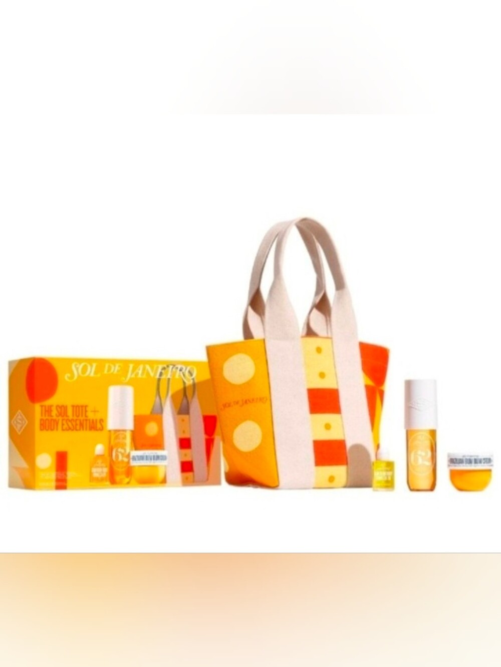 Sol de Janeiro Limited Edition The Sol Tote + Body Essentials Set NEW